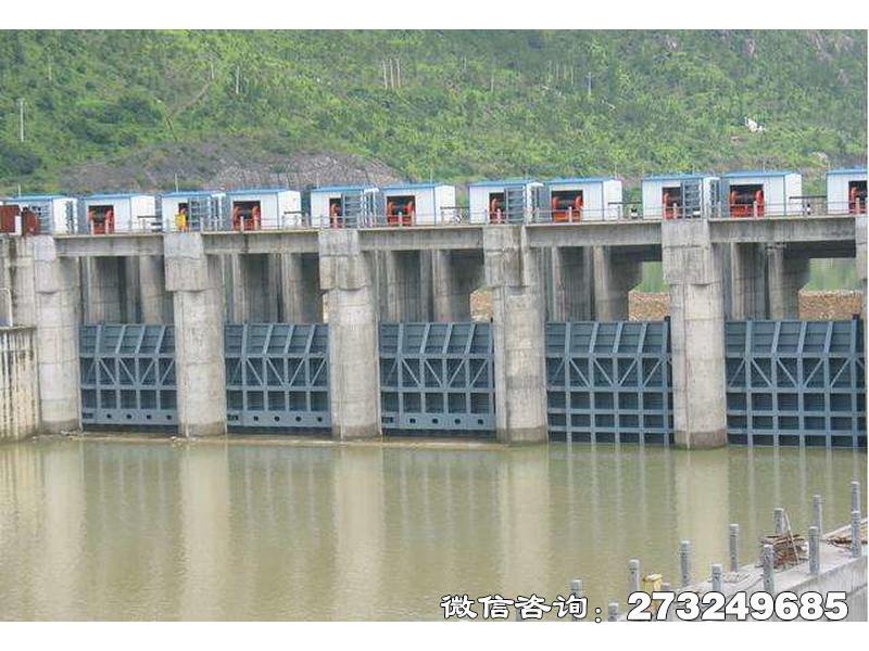 敦化拦水大坝闸门