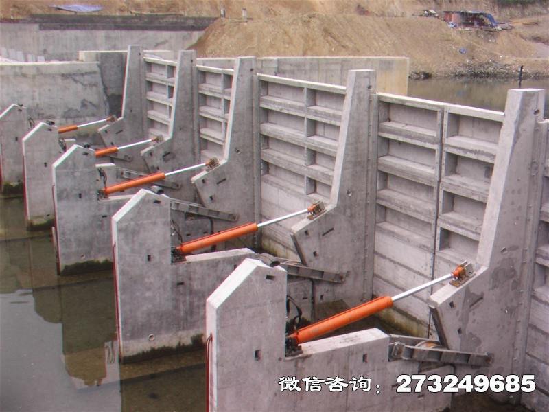 武川县止水大坝闸门