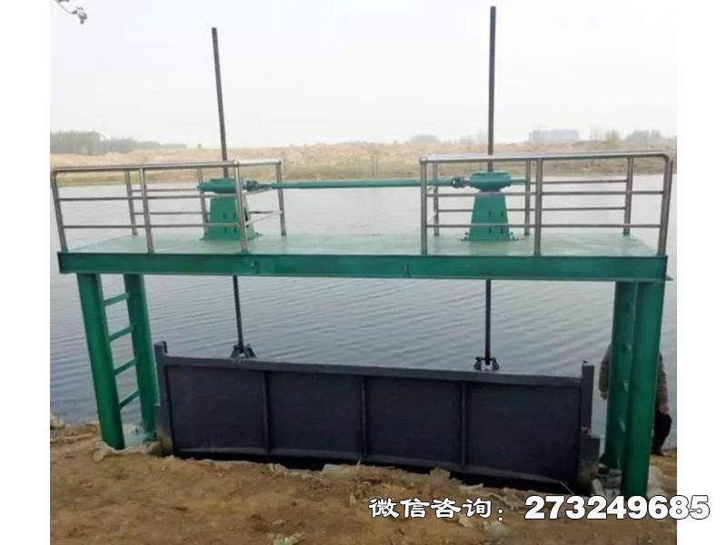 图们水坝拦水闸门