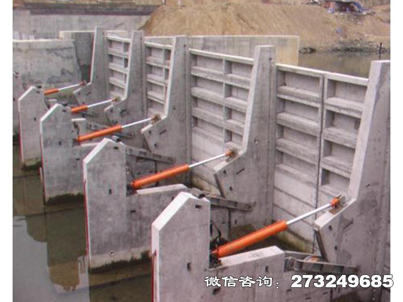 图们水库水电站液压闸门