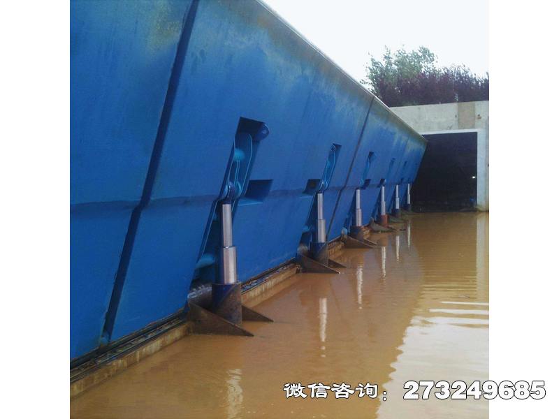 敦化底横轴液压钢坝