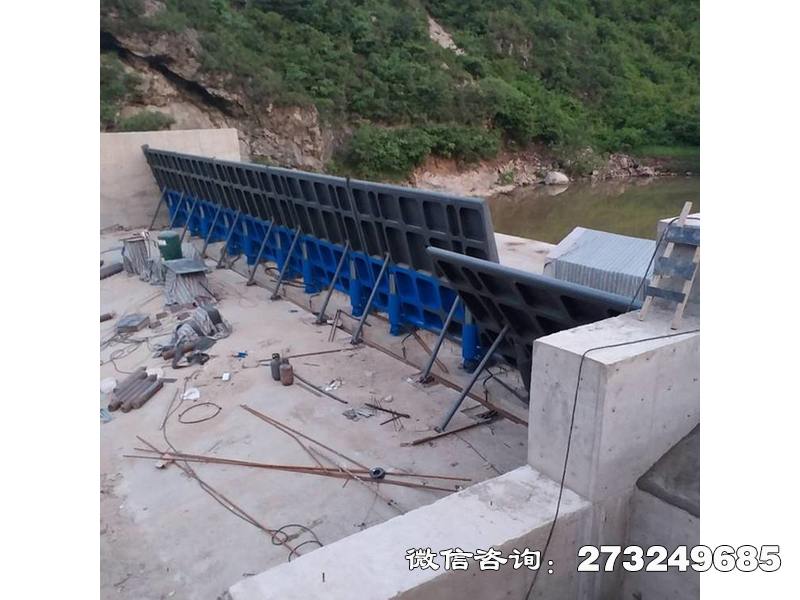 图们活动拦水液压钢坝